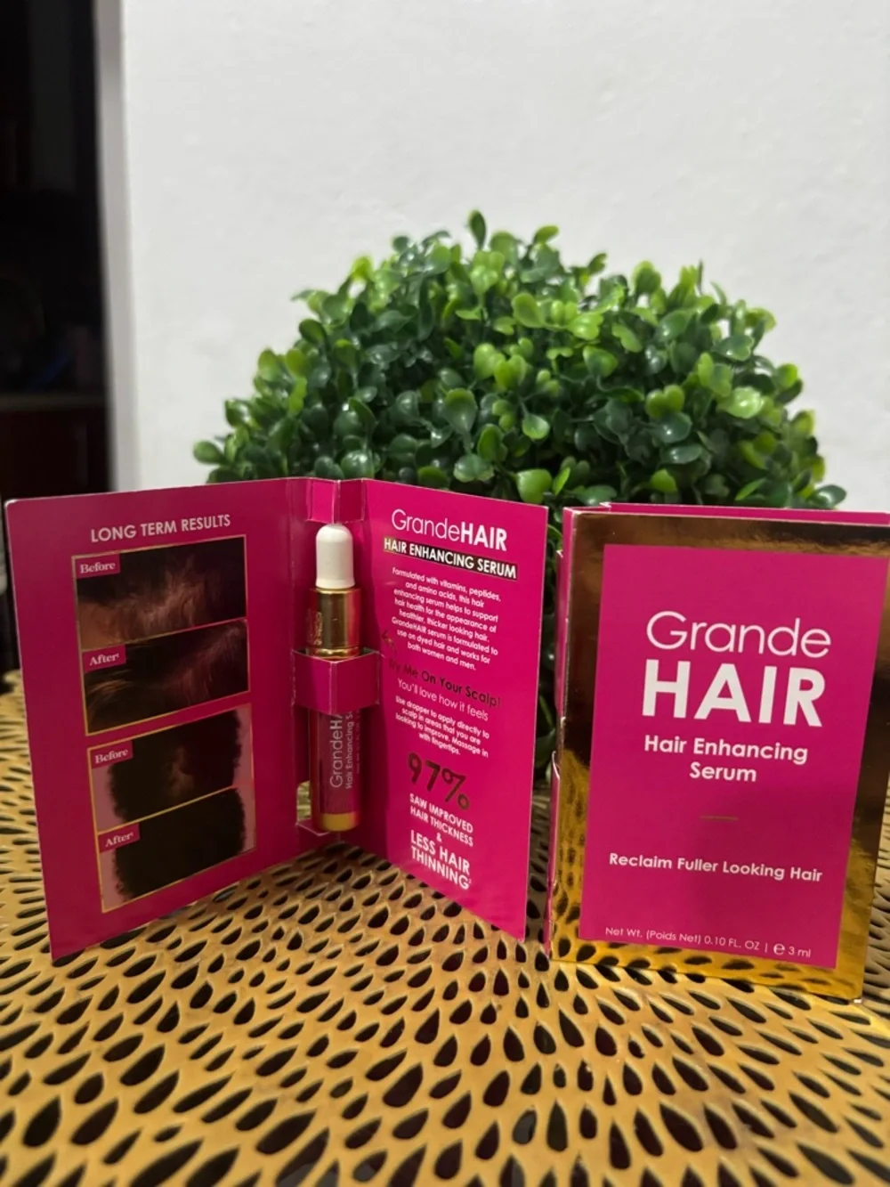 X3 Grande HAIR Hair Enhancing Serum - 3 ml each